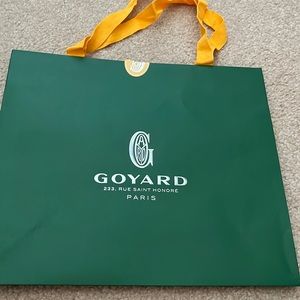 Authentic Goyard gift bag . Used only to carry my new Cap-Vert PM bag home